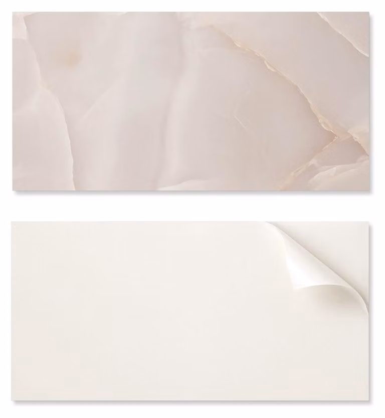 Pannello decorativo in vinile con grafica, ideale per cucina o bagno, dimensioni 120 x 60 cm, motivo pietra naturale
