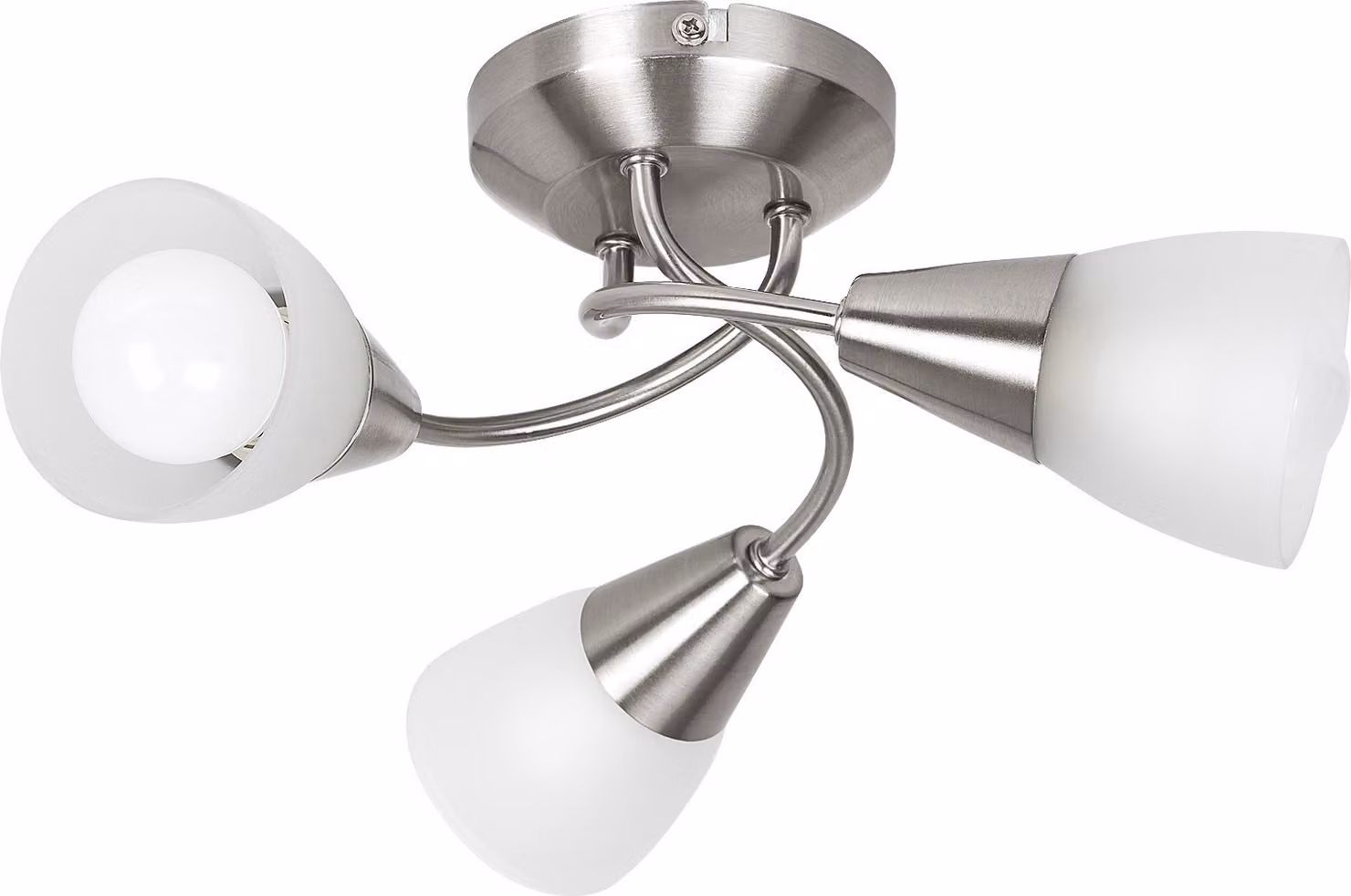 Lampada da soffitto per soggiorno E14 3x40W cromo satinato 5690 Connor Rabalux