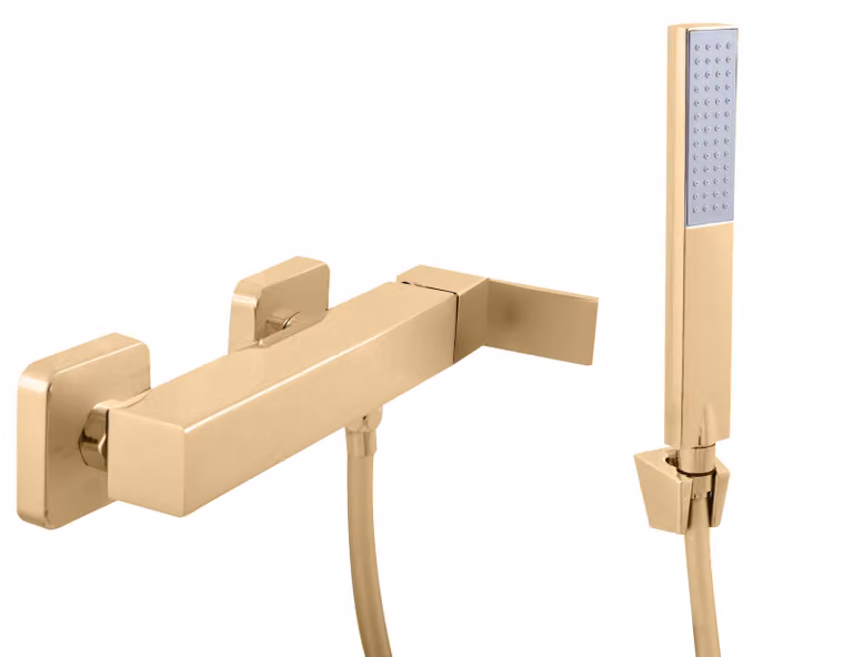 Slezák-RAV Miscelatore per doccia LOIRA oro LR580.5/1Z Colore: oro, Dimensioni: 150 mm