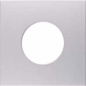 Berker 11241404 Elemento centrale per pulsante e segnalatore luminoso E10 in alluminio opaco Berker B.7