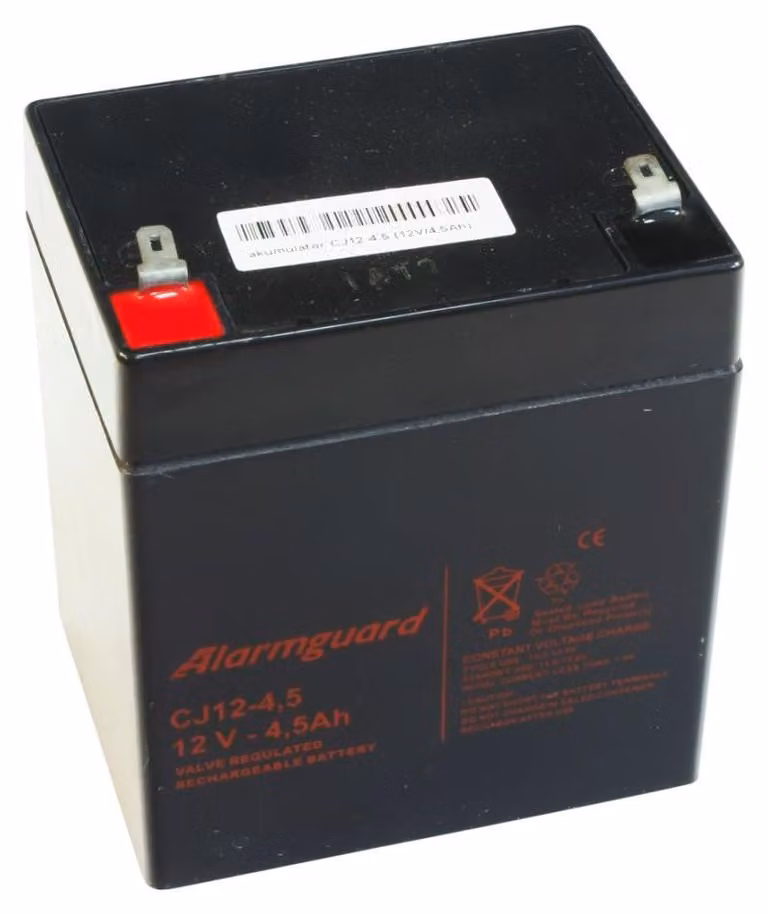 ALARMGUARD CJ12-4,5 Batteria al piombo-acido senza manutenzione 12V, capacità 4,5Ah, durata 5 anni