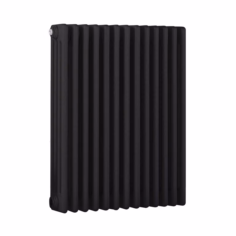 Radiatore Orizzontale a Colonne (4 Colonne) 750mm x 605mm - Nero (Midnight Nero) - Regent