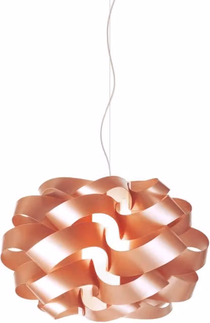 Lampada a sospensione da esterno moderna Cloud Polilux Linea Zero colore rame con 1 luce E27