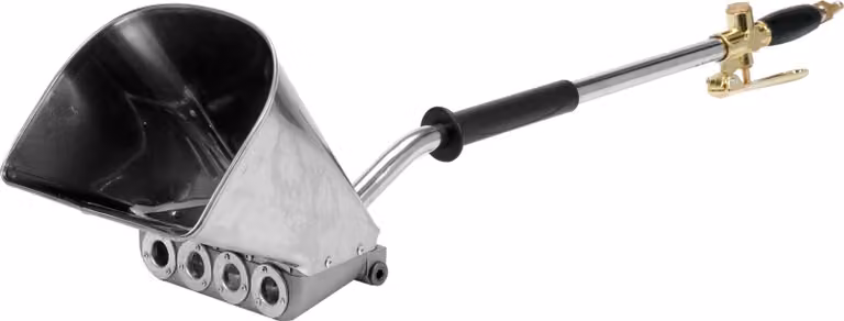 Macchina pneumatica per intonacare soffitti, acciaio inossidabile