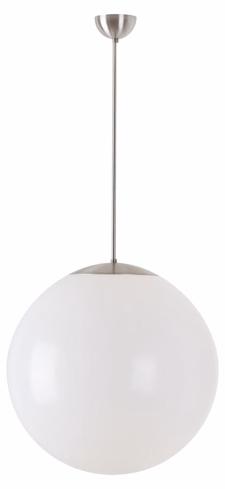 OSMONT ISI66150 ISIS P4 apparecchio a sospensione in plastica acciaio inox spazzolato / bianco IP40 3000 K 41W LED DALI