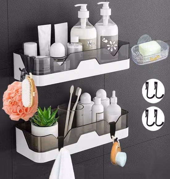 Sistema di pareti divisorie per bagno per cabina doccia - 2 elementi