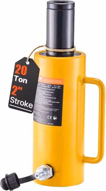 Cric sollevatore pneumatico 20T 44000LBS corsa 100mm in metallo martinetto robusto per officina auto
