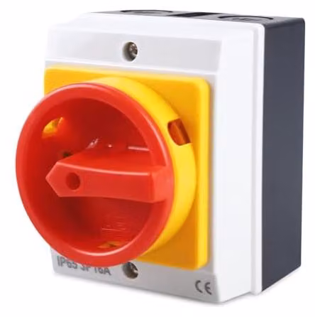 Interruttore principale, 3 poli - 16 A, grado di protezione IP65 - WLQ-RA343-ZKG