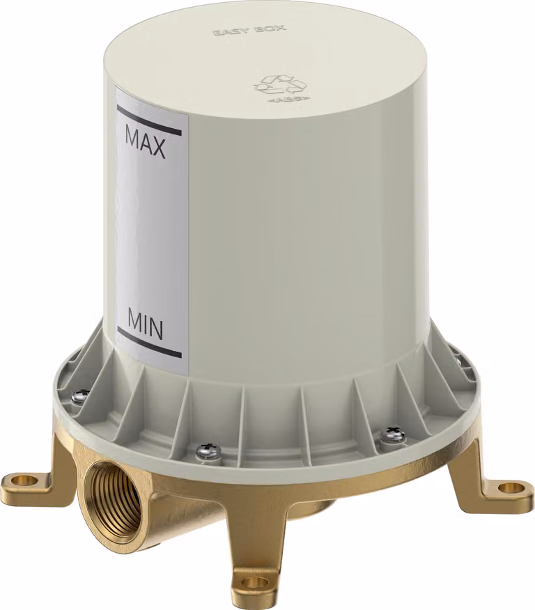 Corps de base encastré Duravit pour mitigeur monocommande de bain au sol G 1/2, GK5900007000, GK5900007000