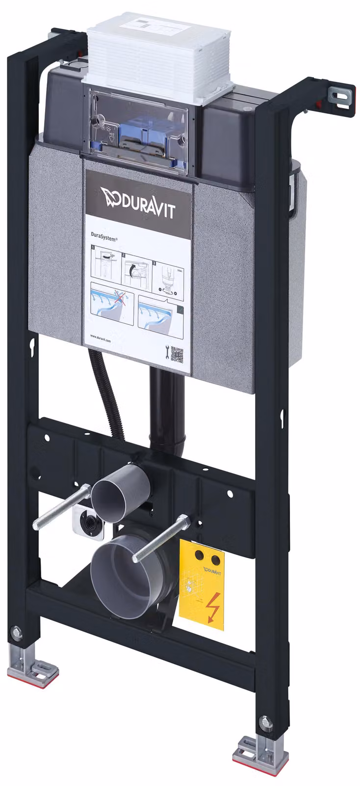 Elément dinstallation Duravit DuraSystem standard pour WC, cloison sèche, 500x990 mm, WD1018000000, WD1018000000