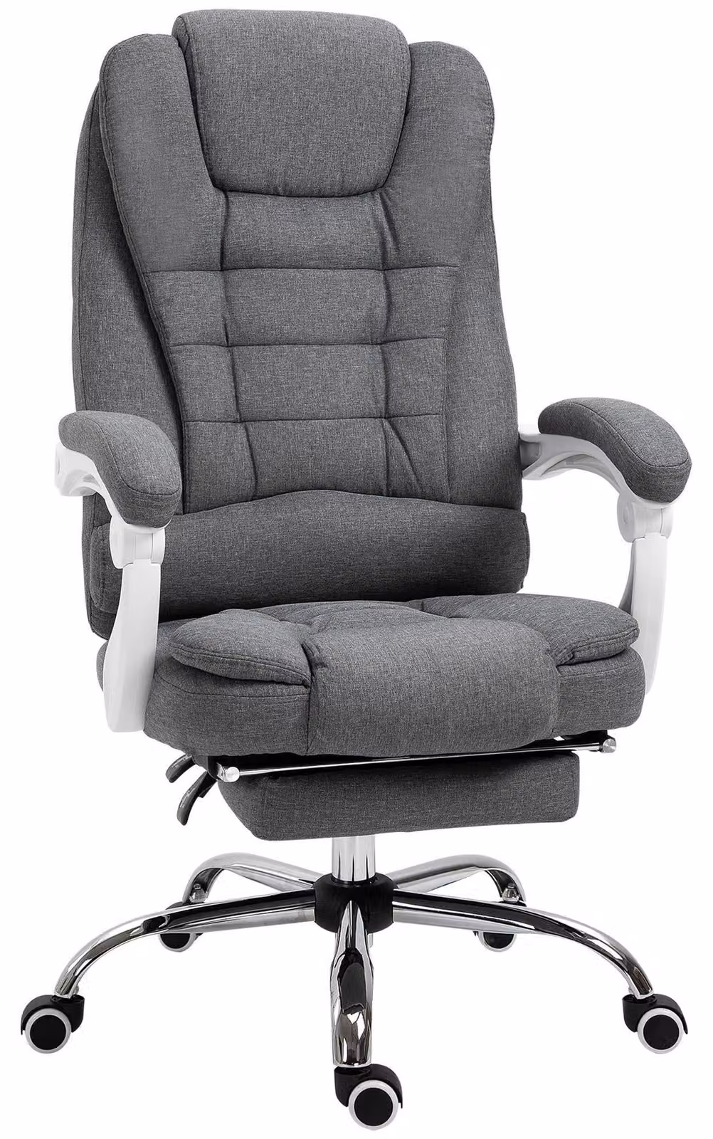 Sedia da ufficio ergonomica - Sedia da ufficio con poggiapiedi - Sedia da lavoro confortevole - Sedia da ufficio regolabile