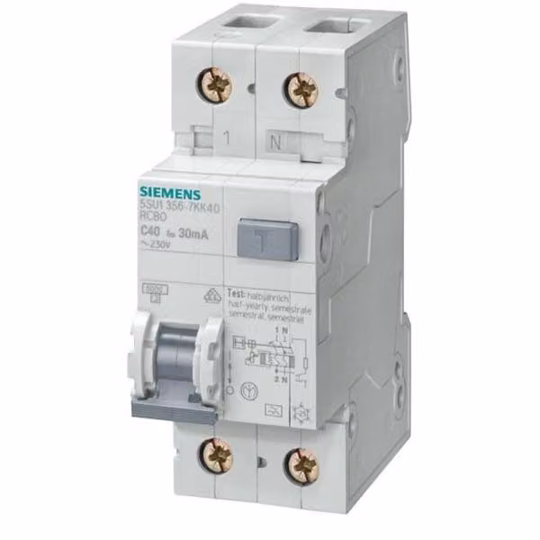 Siemens RCD 1 polo+N B20 A 0,03 (5SU1356-6KK20)