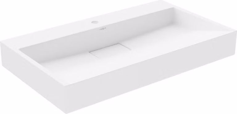 Mexen Ava lavabo da appoggio in conglomerato 1/O 80 x 46 cm, bianco - 23018001
