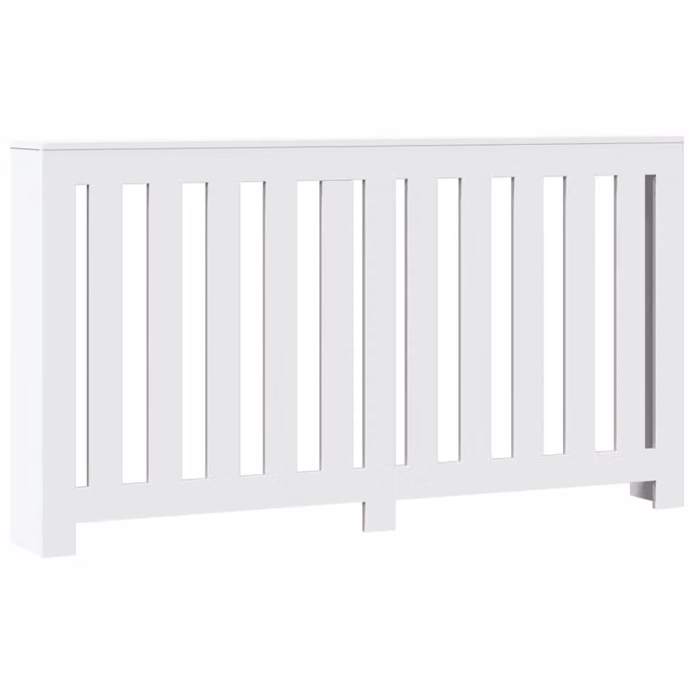 Copertura Termosifone Bianca 149x20x82 cm Legno Multistrato