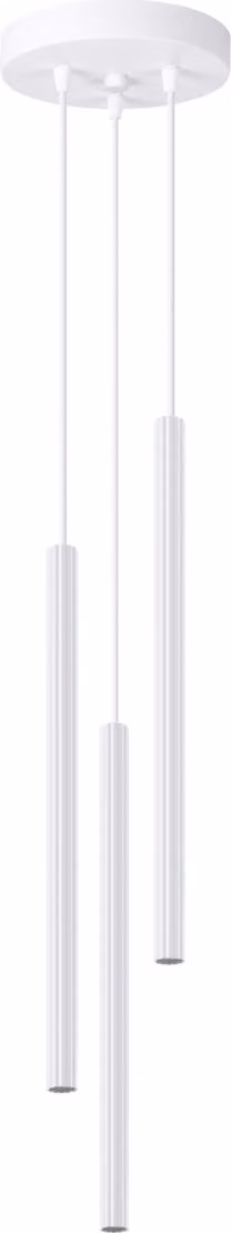 Lampada a sospensione ZENTRA bianca 3xG9x8W in metallo, dimensioni: 120x20x20 cm, IP20, Pure Lume