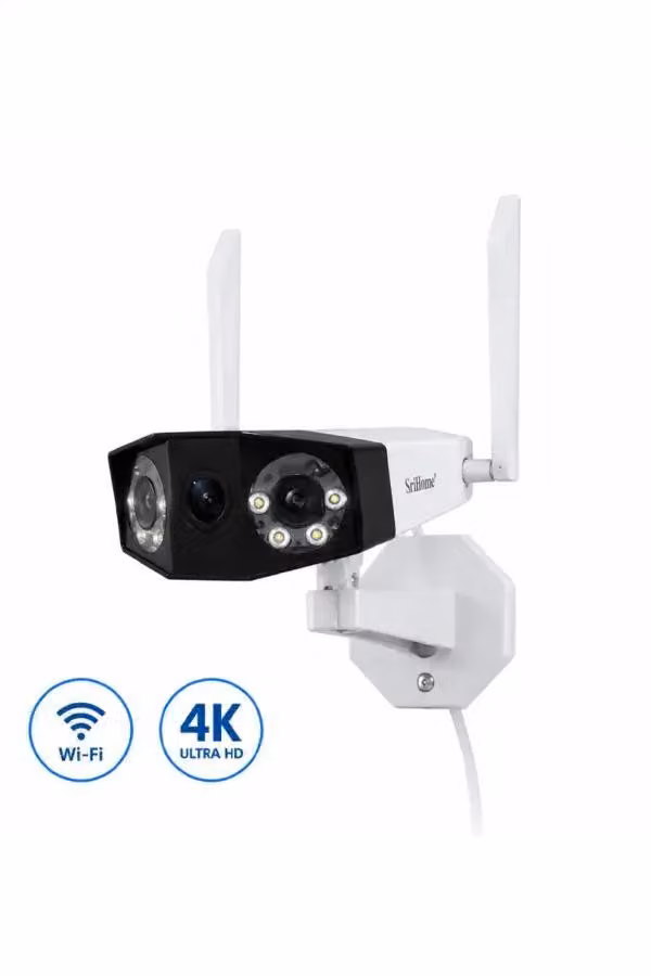 Reolink Duo Series W730 (Duo 2 WiFi) Telecamera IP WiFi 6 4K, Visione Panoramica 180°, Dual-Lens, Rilevamento AI, Visione Notturna a Colori, LAN, IP67