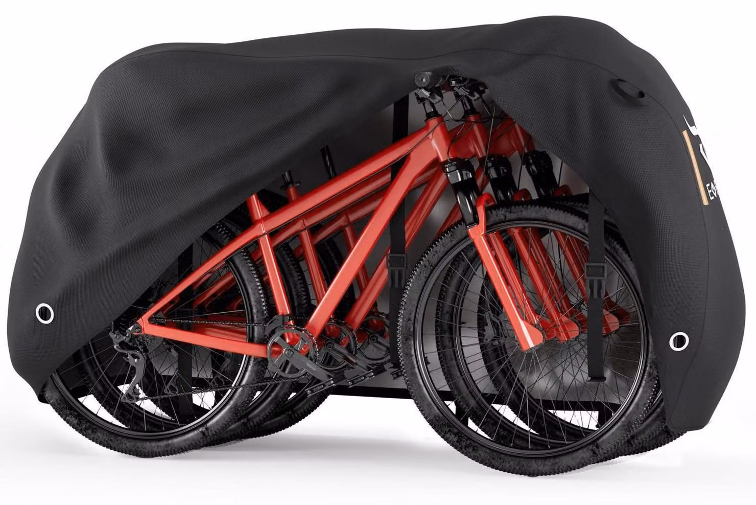 Copertura per biciclette, adatta per 2-3 biciclette, dimensioni 221x119x119 cm, realizzata in tessuto 420D, impermeabile e con protezione UV