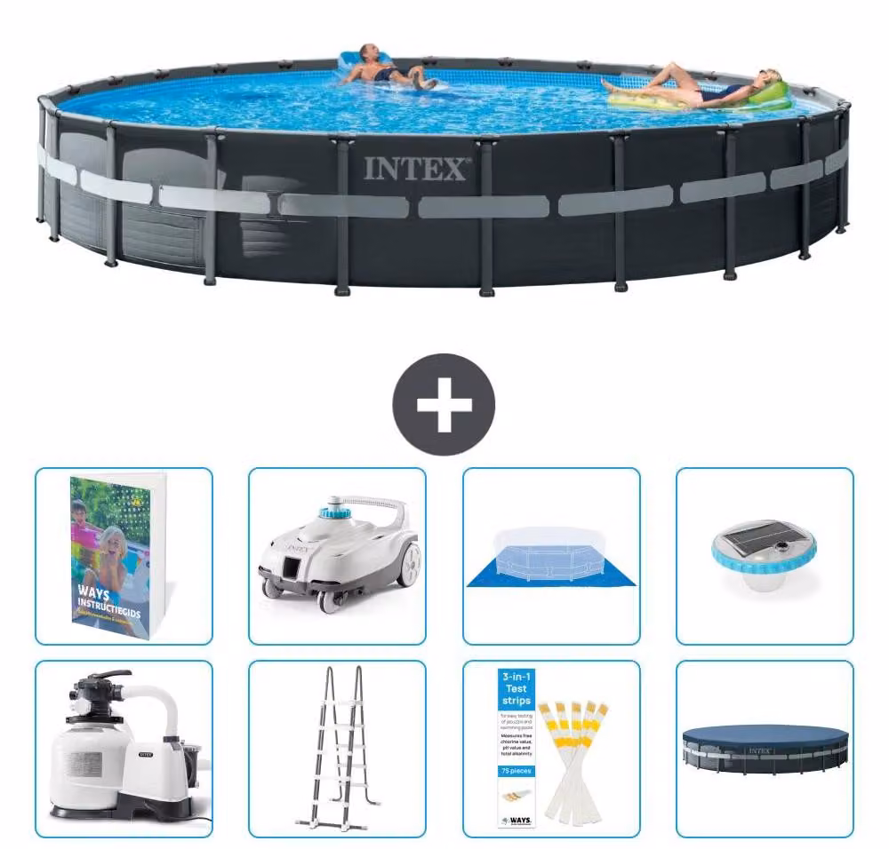 Ultra XTR Pool Rund - 732x132 cm - Set da 7 pezzi, modello S552