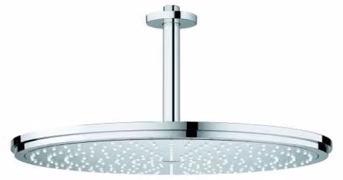 Grohe Ensemble de douche de tête Cosmopolitan 400 Rainshower sortie de douche de pont 142 mm, chromé, 26256000, 26256000