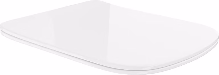 Mexen sedile a chiusura rallentata slim, duroplast, bianco lucido - 39120100