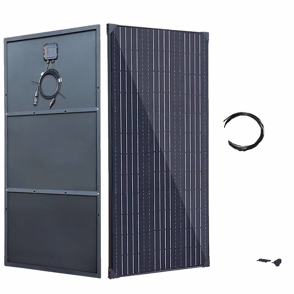 Sistema solare, potenza 150W o 300W, alta efficienza, kit nero 300 W