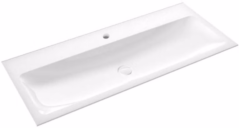emco evo 1200 lavabo, 1211x522mm, sans trop-plein, pour meuble bas evo 1200, 957711421, 957711421