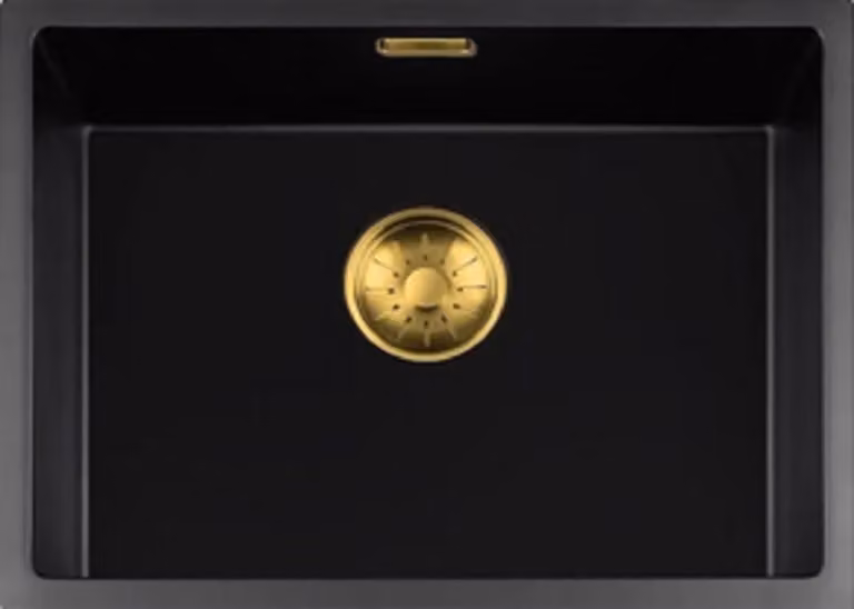 Lavello Togo, modello 50BQ37-FU, finitura oro nero