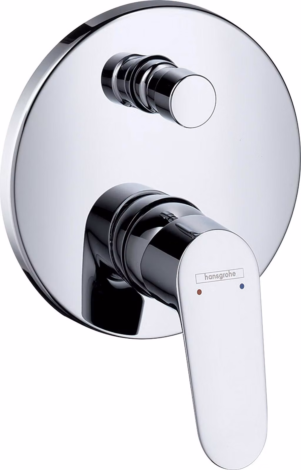 hansgrohe Focus Mitigeur monocommande de baignoire encastré avec combinaison de sécurité, 31946000, 31946000
