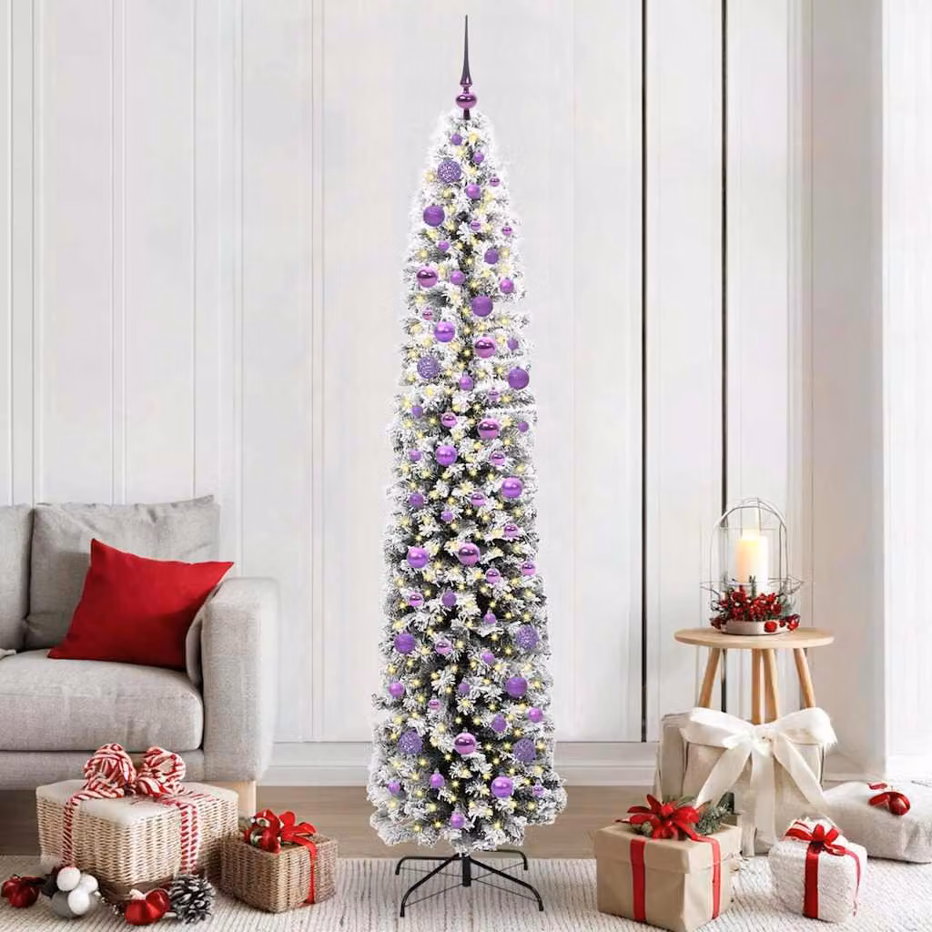 Maison Exclusive - Albero di Natale artificiale con 300 LED e supporto, verde, 210 cm