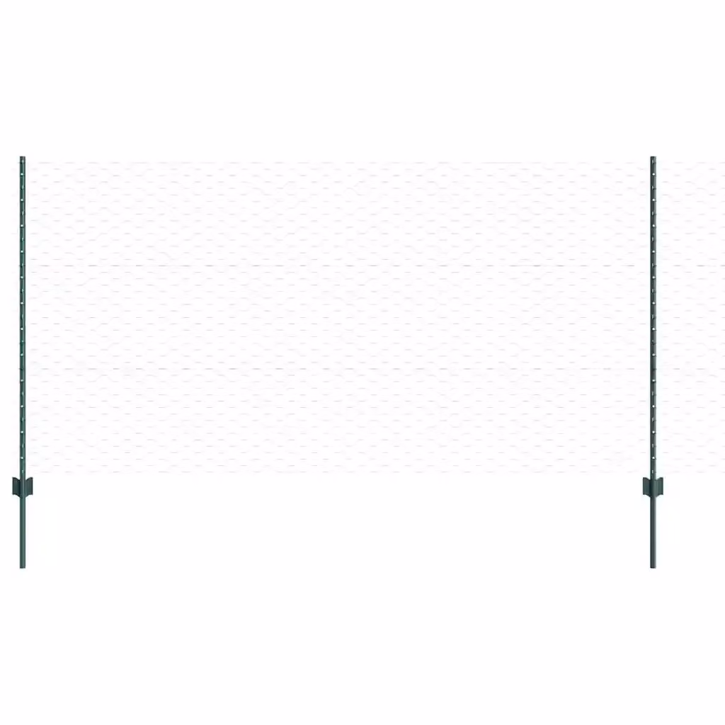 Recinzione esagonale con palo vidaXL in acciaio e PVC verde L: 50 cm, H: 1,2 m – 2