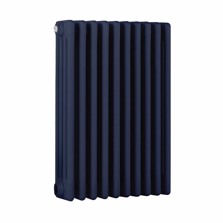 Radiatore Orizzontale a Colonne (4 Colonne) 600mm x 425mm - Blu (Deep Sea Blu) - Regent