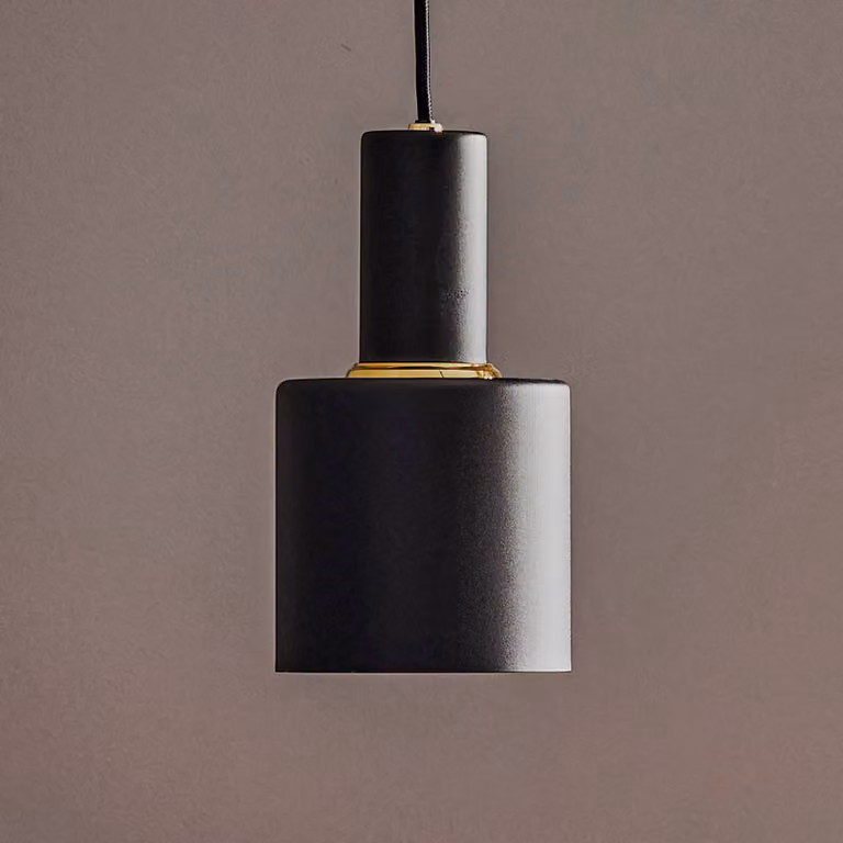 Lampada a sospensione Selma Argon, dimmerabile, Nero, Soggiorno / Sala da pranzo, Metallo, Moderno, Lampada a sospensione