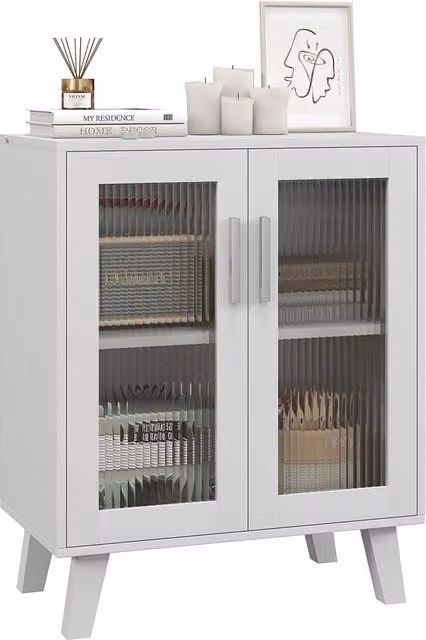 Mobile ingresso XYLO con 2 ante bianco L: 61 cm, P: 35 cm, H: 75 cm