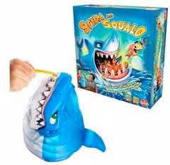 Gioco Sfida lo Squalo Goliath colore blu con animali