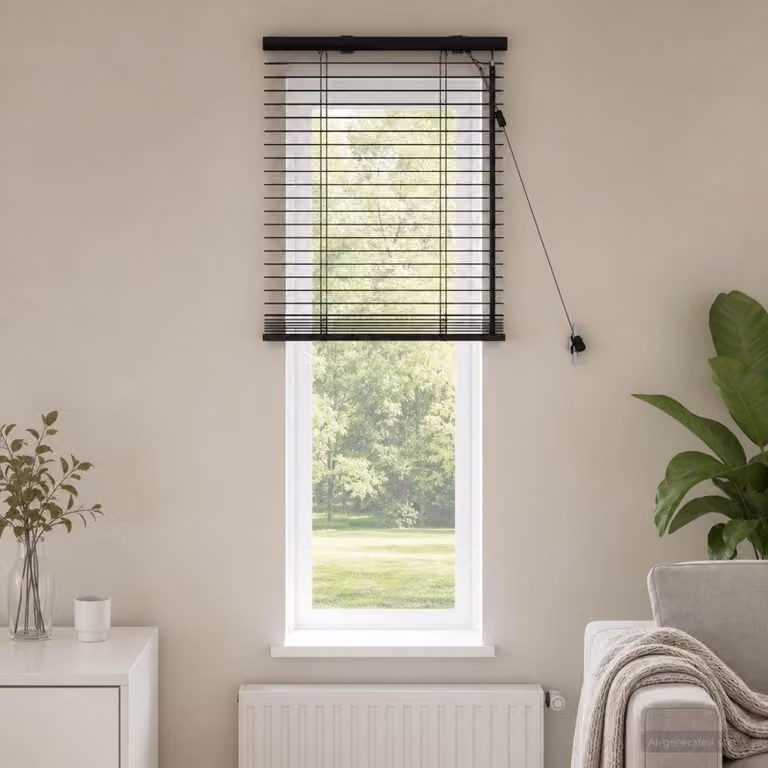 Persiane avvolgibili per finestre Venet, colore marrone scuro, dimensioni 65 x 130 cm, larghezza lamelle 35 mm