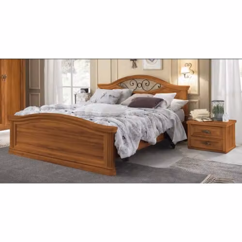 Letto matrimoniale Colombini Casa in legno classico - Elisabeth