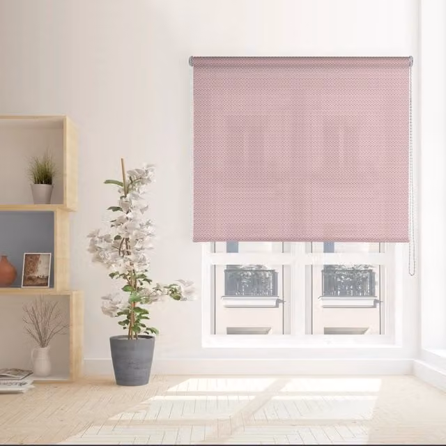 Tenda a rullo Screen Royal Viewtex colore rosa con grado di apertura 8% Royal Harrow L: 150 cm, H: 250 cm