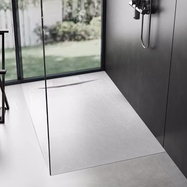 Piatto Doccia Bazalt White 80x120