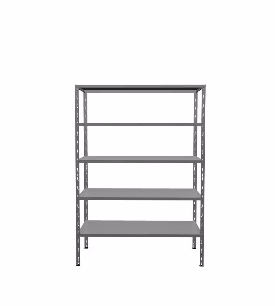 ProMetal Scaffale Metallo Grigio 5 Ripiani 100x40x198 cm
