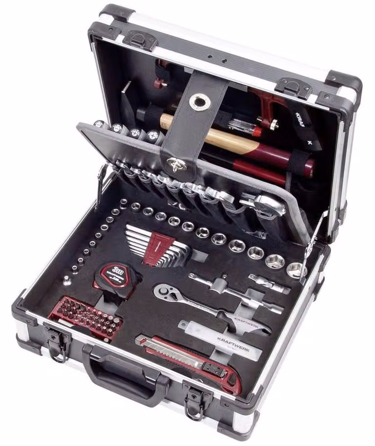 KRAFTWERK KRA 202.143.000 Valigetta portautensili B143, 1/4"+3/8", 102 pz.
