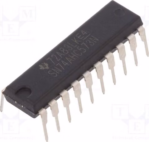 3 chiusure a scatto SMD SN74573N, 3 modalità, coperchio trasparente, 8 canali