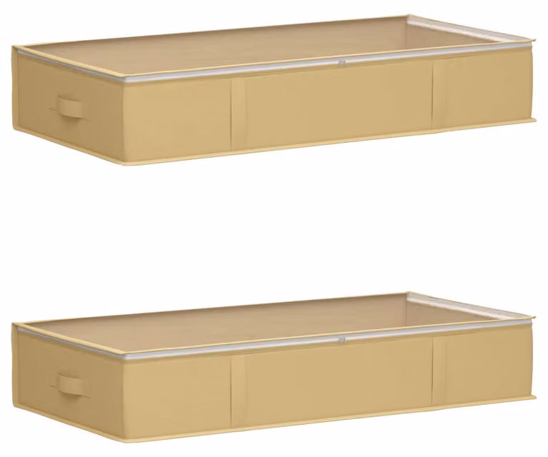 Scatola di stoccaggio con finestra trasparente in alto 2 pcs
