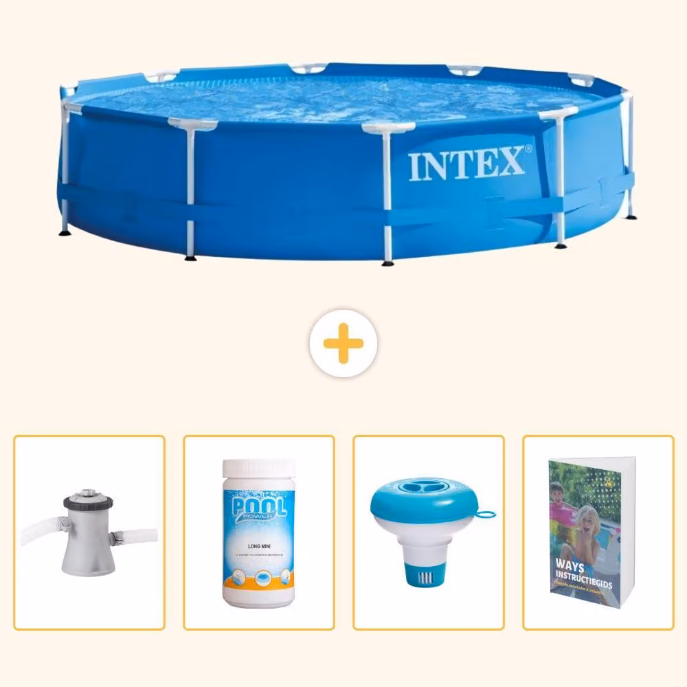 Piscina autoportante rettangolare - 305x76 cm - 5 pezzi - Modello SCB120