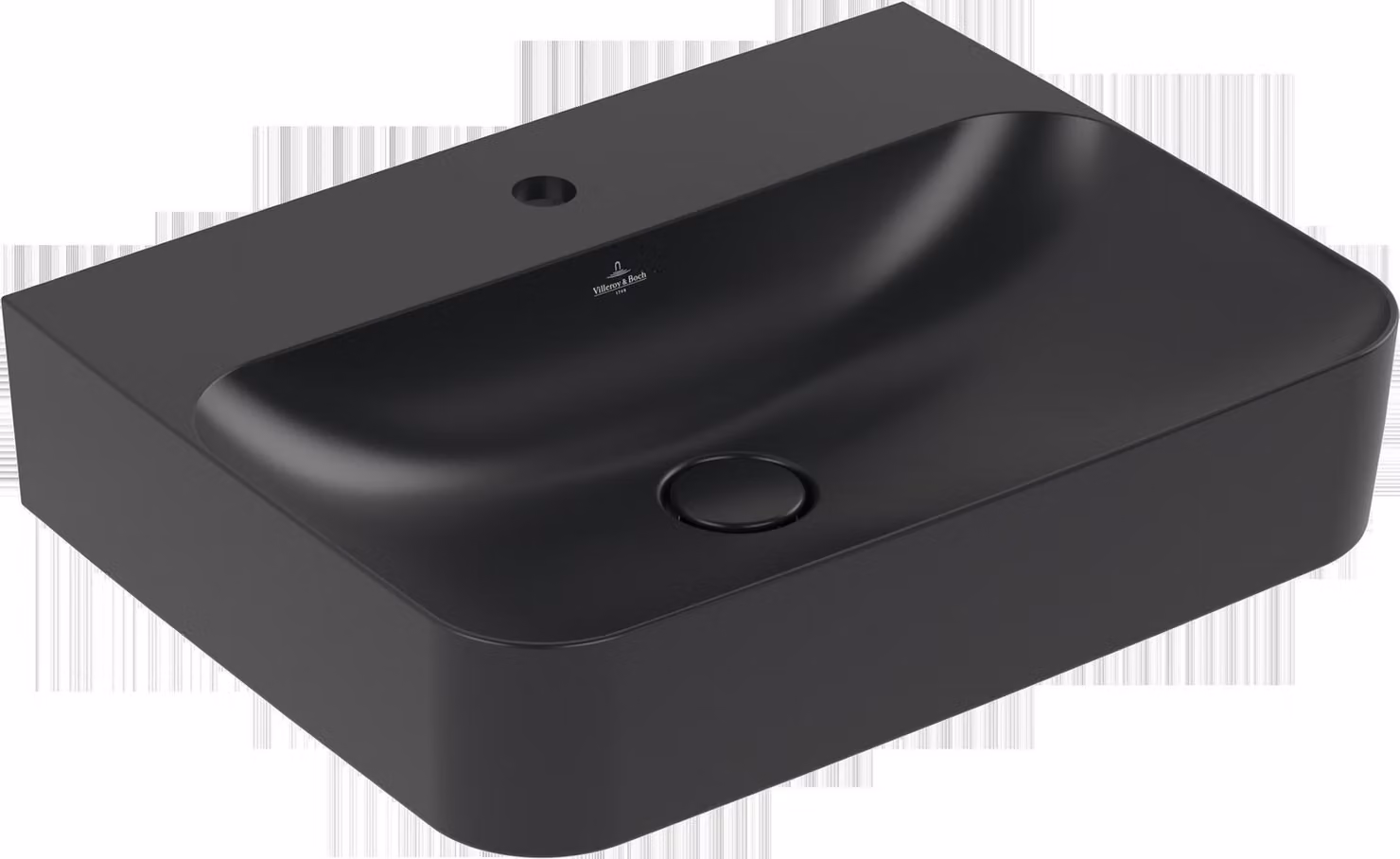 Villeroy & Boch Finion lavabo, sans trop-plein, 1 trou pour robinet, 600x470mm, 416861R7, 416861R7