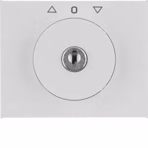 Berker 1079730900, Bianco, Termoplastica, Senza viti, Berker, Lucido, 71,5 mm
