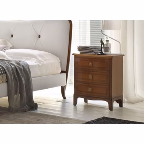 Comodino classico curvato stile inglese Cometa Le Fablier