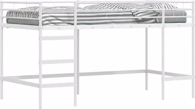Struttura del letto loft per Bambini | Letto Infantile | Lettino Bianco 100 x 200 cm