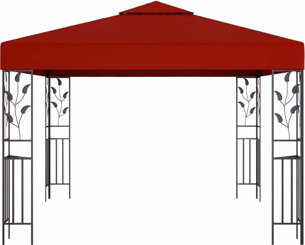 Gazebo 3x3 m Rosso Vino