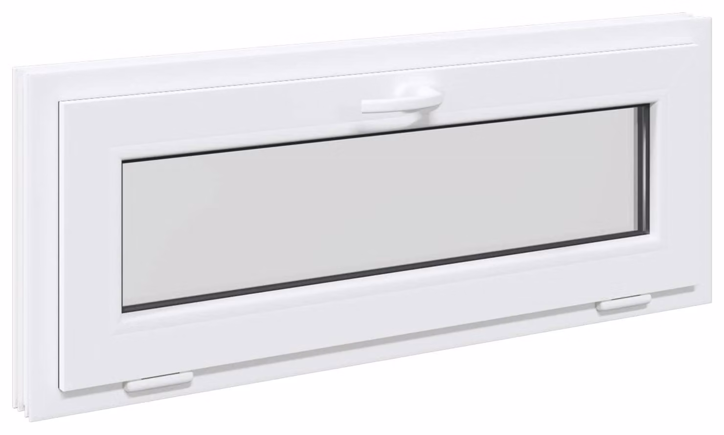 Finestra per Soffitta RISOR 100 x 40 cm PVC e Vetro Bianco