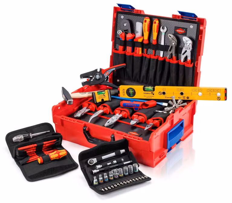KNIPEX 00 21 19 LB E L-BOXX® elettrico Set di 63 pezzi